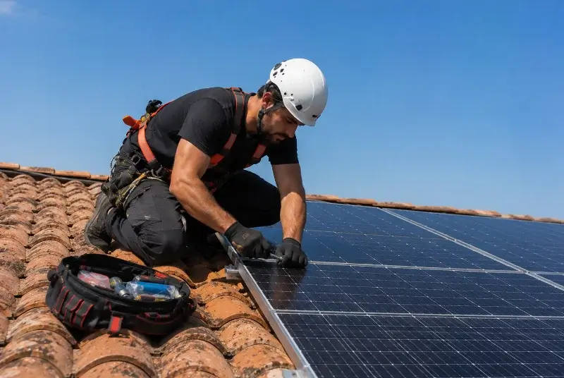 Maintenance et monitoring de panneaux solaires à Ménesplet