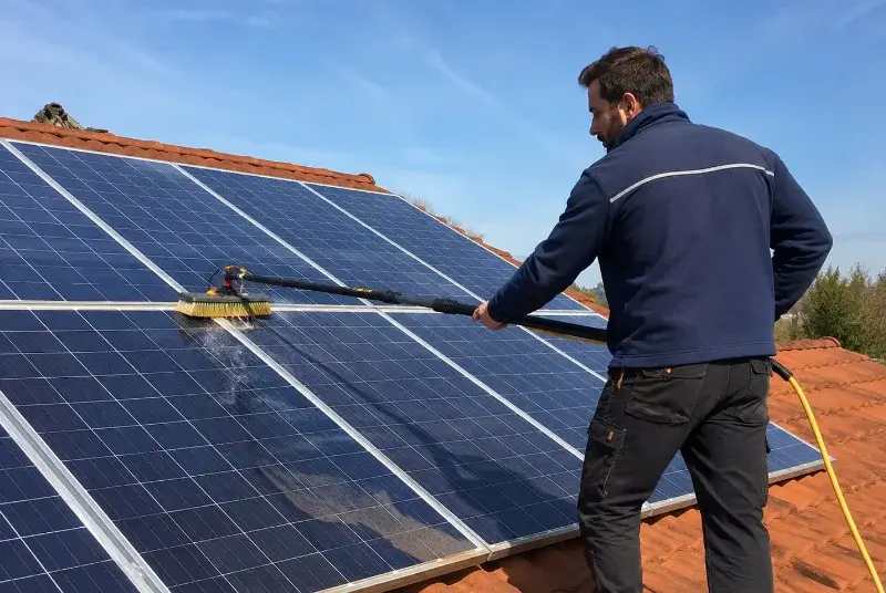 Nettoyage et entretien de panneaux solaires à Ménesplet